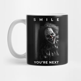 Scary Halloween Clown Monster: Smile You're Next Mug